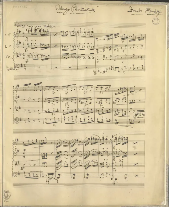First page of Scherzo Phantastick