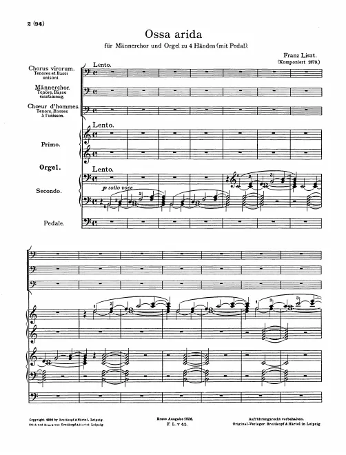 First page of Ossa arida