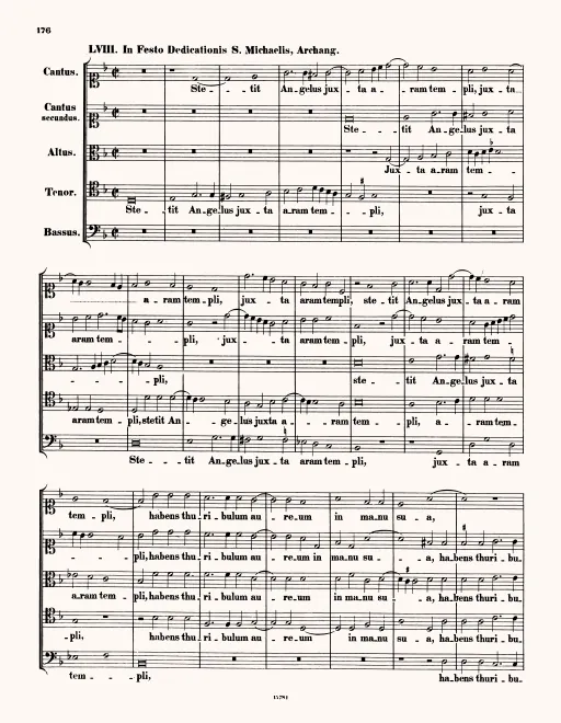 First page of Stetit Angelus
