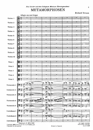 First page of Metamorphosen