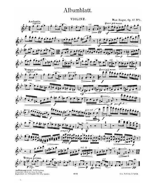 Violin part