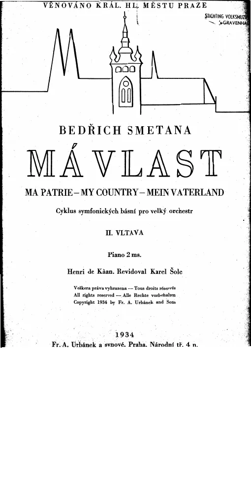 First page of Vltava