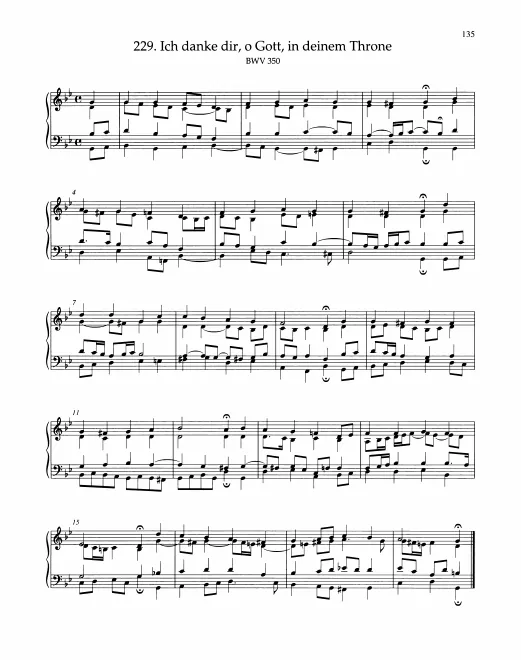 First page of Ich danke dir, o Gott, in deinem Throne