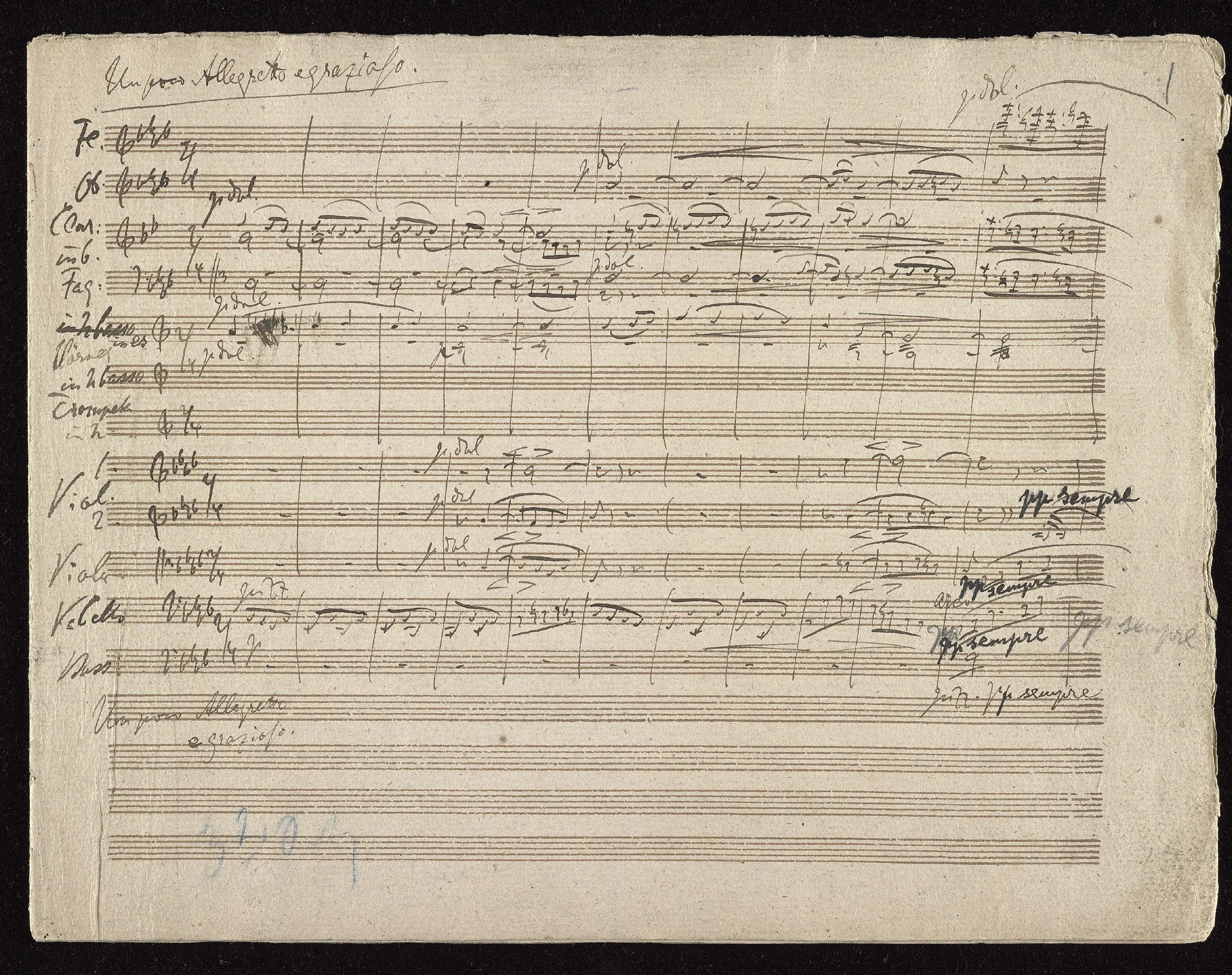 First page of Symphony No.1