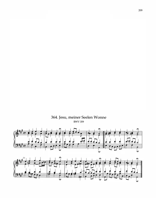 First page of Jesu, meiner Seelen Wonne