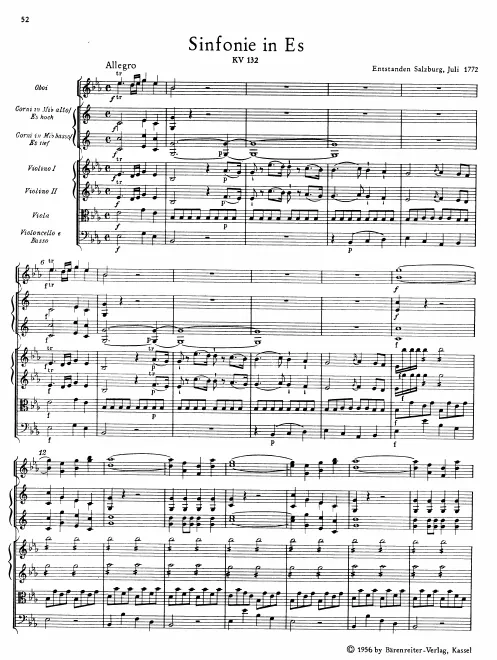 First page of Symphony No.19