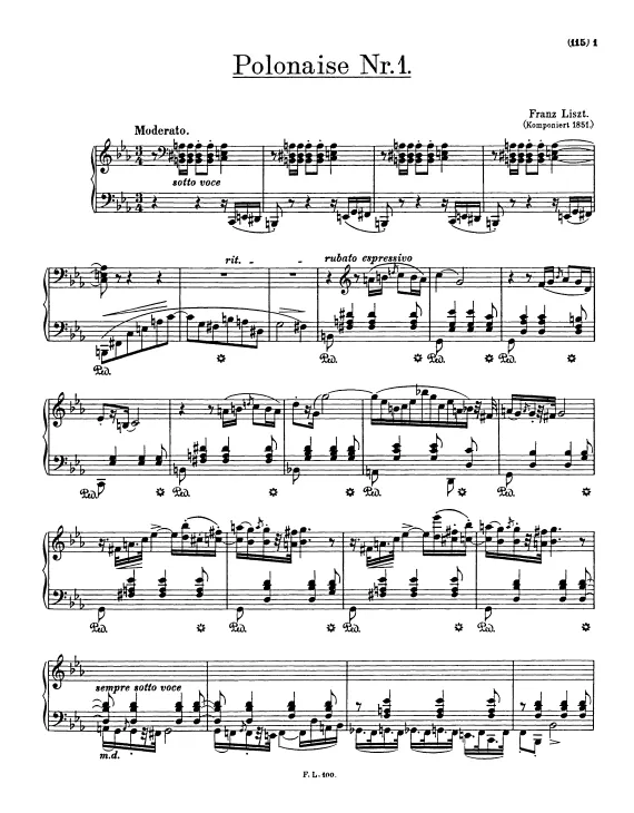 First page of 2 Polonaises