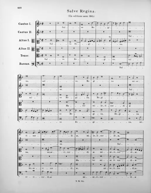 First page of Salve Regina