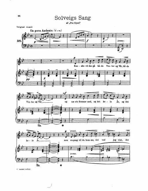 First page of Peer Gynt