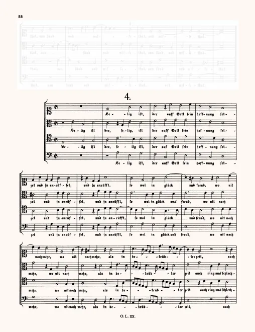 First page of Selig ist, der auf Gott sein Hoffnung setzet