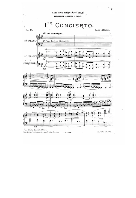 First page of Concierto Fantástico