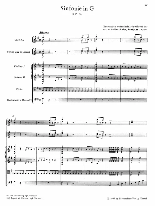 First page of Symphony No.10