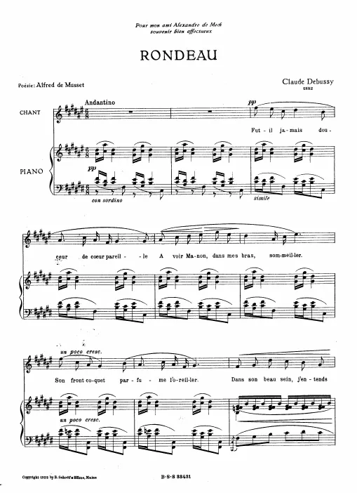 First page of Rondeau