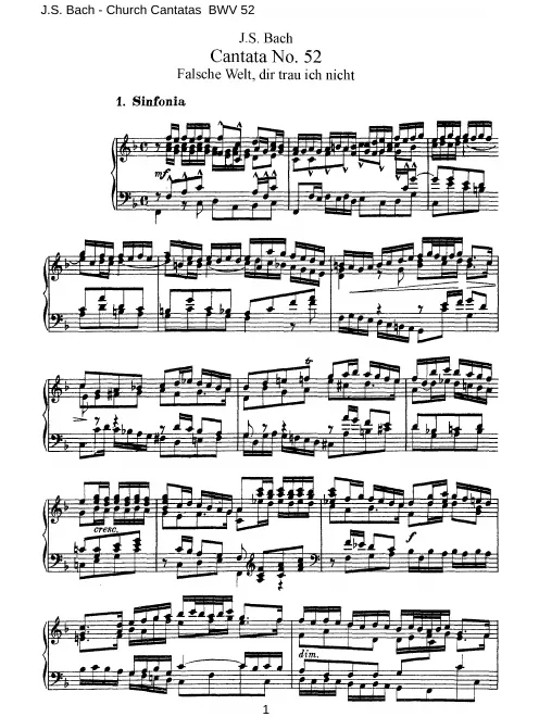 First page of Falsche Welt, dir trau ich nicht