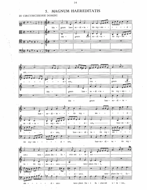 First page of Magnum haereditatis