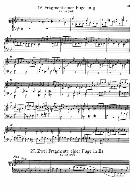 First page of Fugue