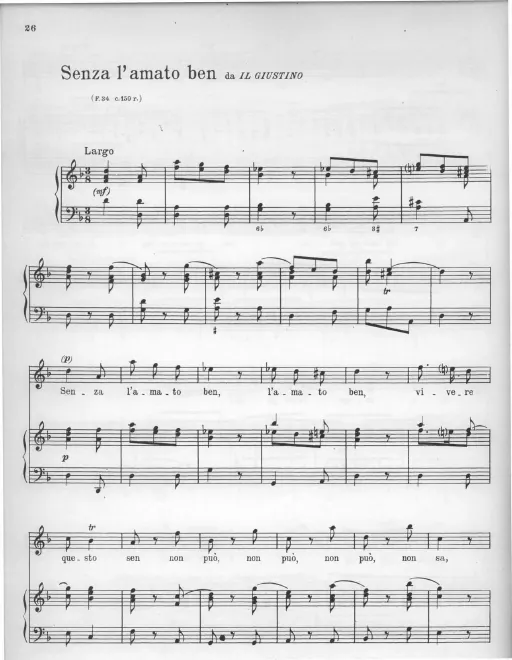 First page of Giustino ; Il Giustino