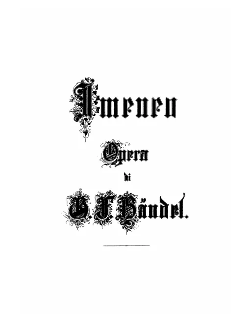 First page of Imeneo