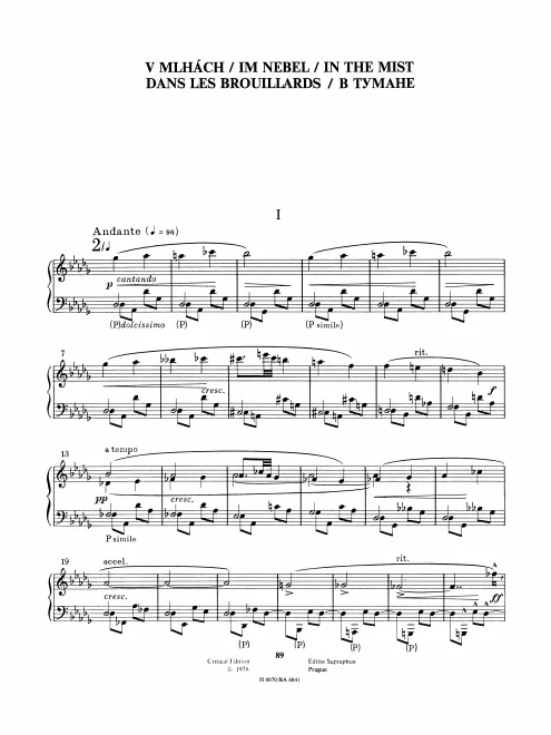 First page of In the Mists