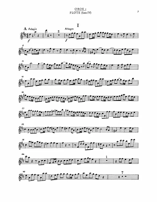 First page of Te Deum in D major