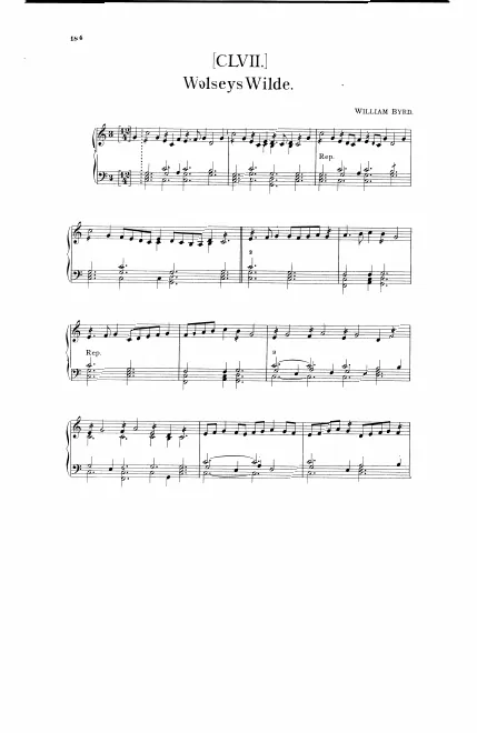 First page of Wolseys Wilde