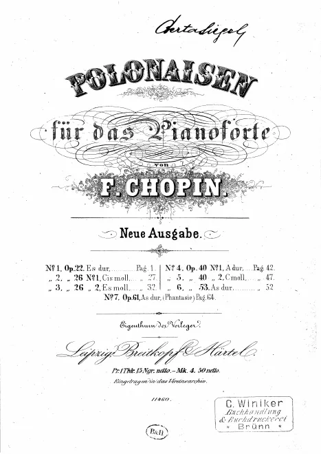 First page of Polonaisen