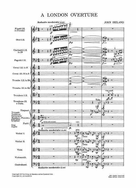 First page of A London Overture
