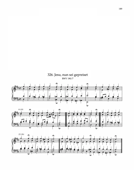 Study Chorale Score (Textless)