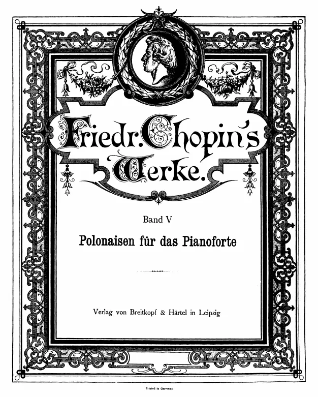 First page of Polonaise in A-flat major