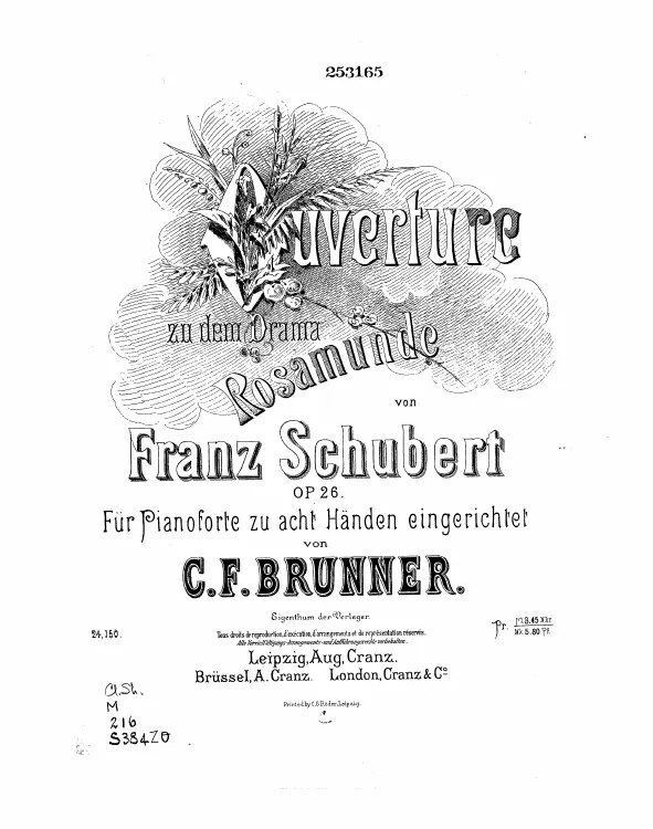 First page of Rosamunde, Fürstin von Zypern