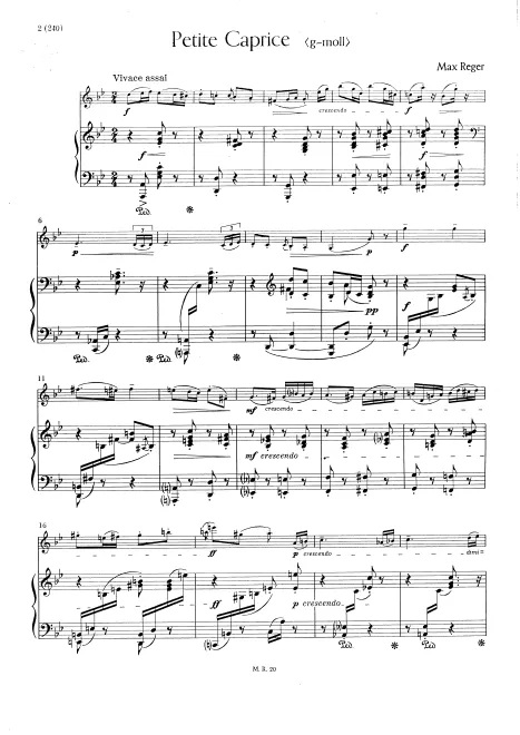 First page of Petite Caprice