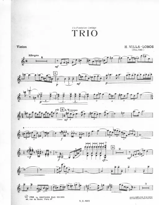 First page of String Trio