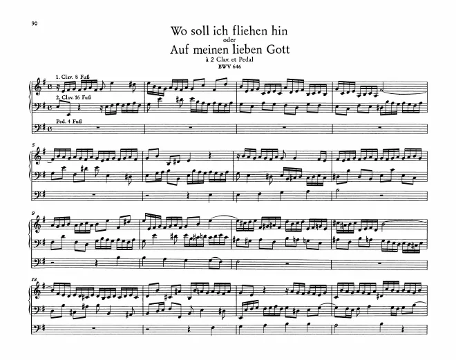 First page of Wo soll ich fliehen hin