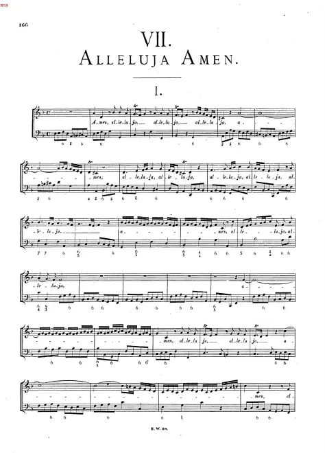First page of Alleluja Amen