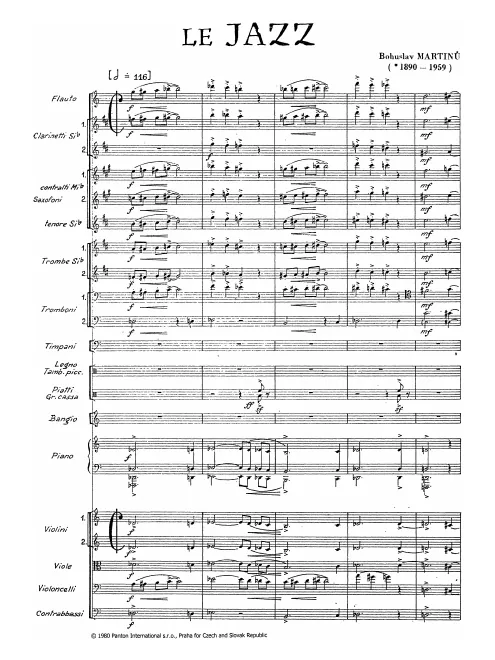 First page of Le Jazz