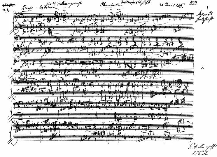 First page of Fantasia