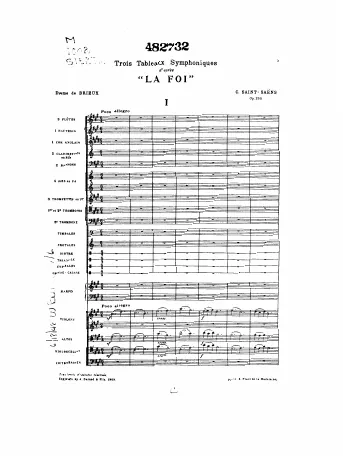 First page of La foi