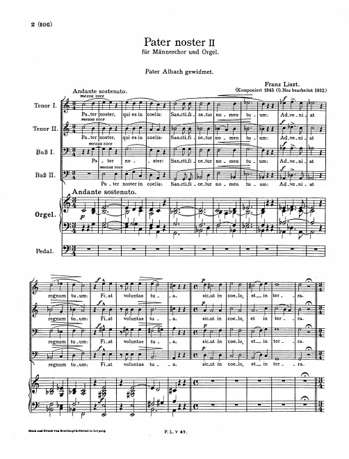 First page of Pater noster I