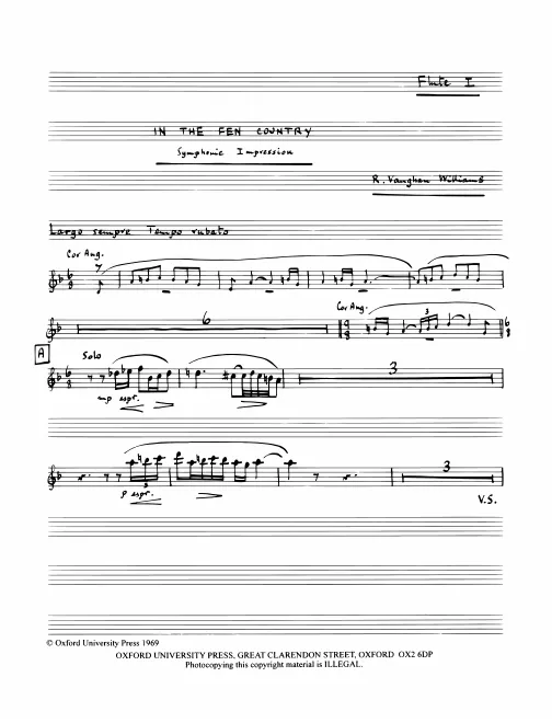 First page of In The Fen Country
