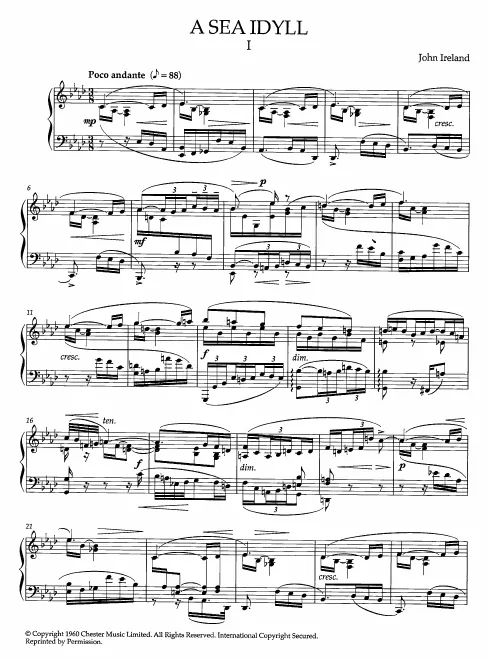 First page of A Sea Idyll