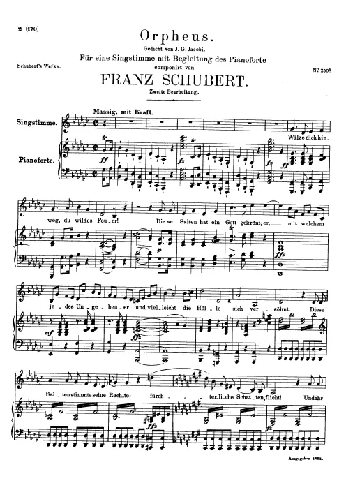 First page of Orpheus
