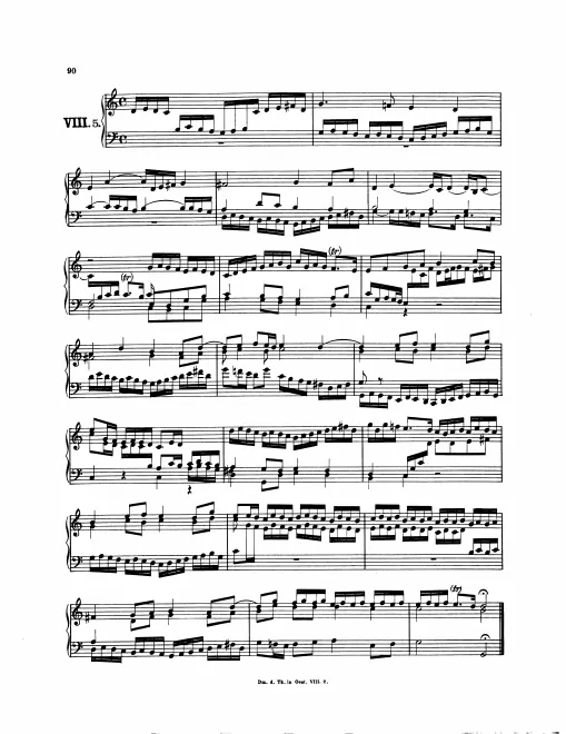 First page of Magnificat Fugue