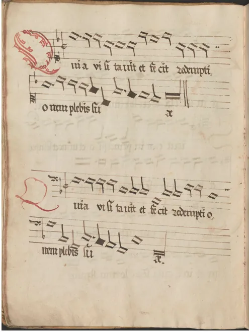 First page of Benedictus Dominus Deus Israel à 5