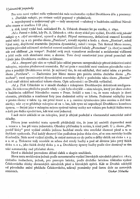 First page of 5 Sborů pro mužské hlasy