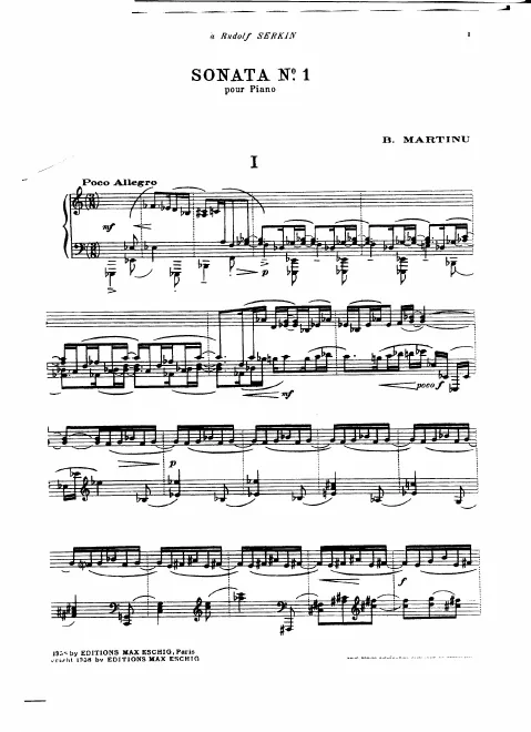 First page of Piano Sonata No.1