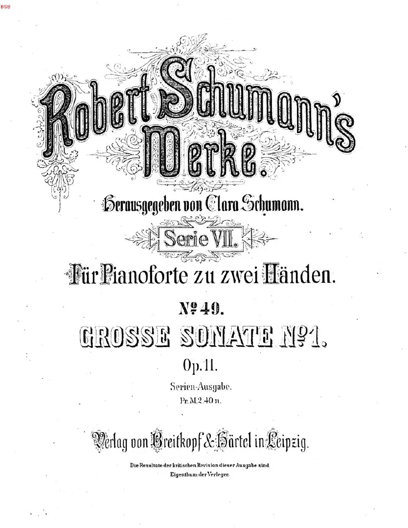 First page of Piano Sonata No.1