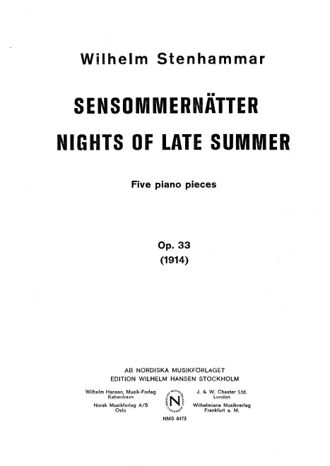 First page of Sensommarnätter