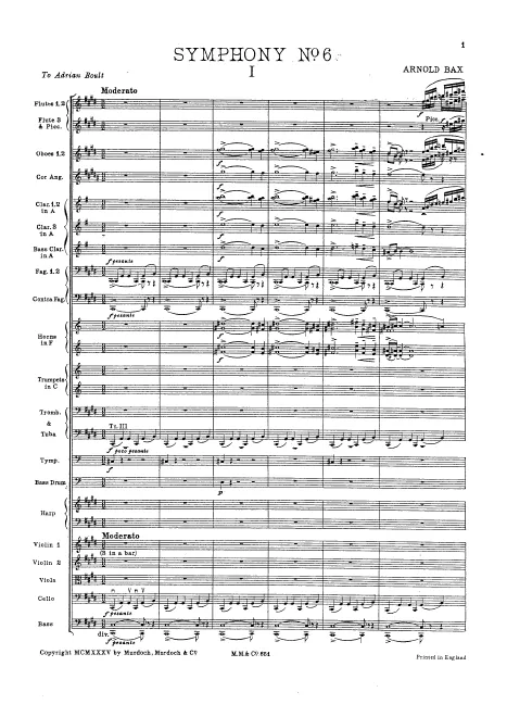 First page of Symphony No.6