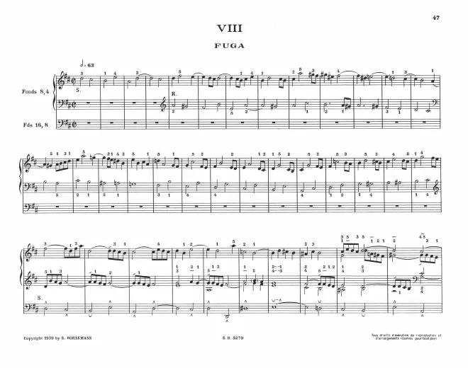 First page of Fugue