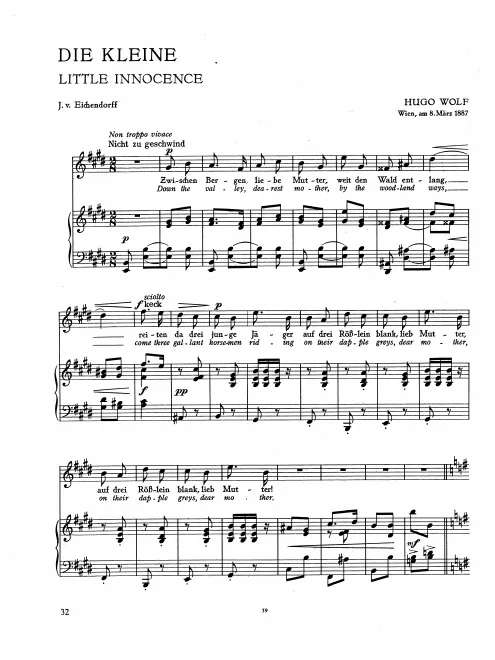 First page of Die Kleine